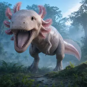 Axolotl + Tyrannosaurus rex